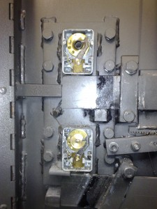 Typical locking system